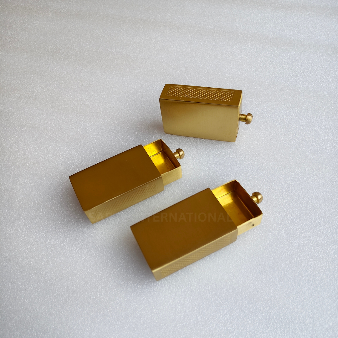 Handmade Modern Brass Safety Matchbox Cover