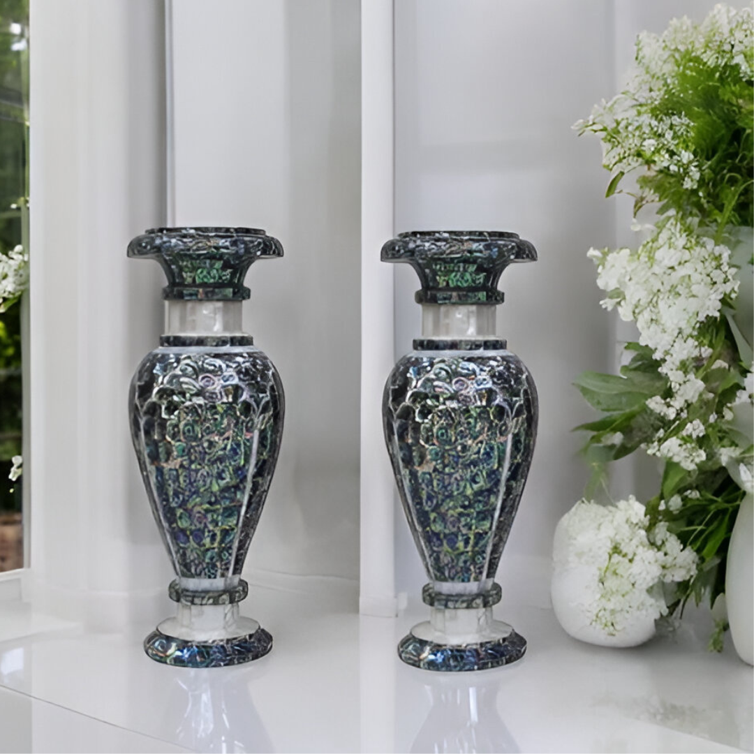 Luxury Mother of Pearl Decorative Vase