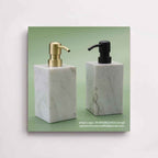 Wholesale High Quality Marble Automatic and Manual Soap Dispensers with Modern Design Refillable Custom Logo for Bathroom Use