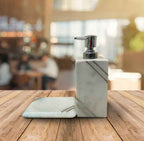 Wholesale High Quality Marble Automatic and Manual Soap Dispensers with Modern Design Refillable Custom Logo for Bathroom Use