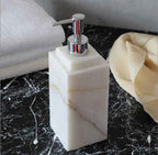 Wholesale High Quality Marble Automatic and Manual Soap Dispensers with Modern Design Refillable Custom Logo for Bathroom Use