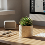 Mini Travertine Stone Planter