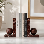 Luxury Modern Nordic Marble Movable Customizable Bookends Decorative Handmade Organizer Bookends Home Office/Living
