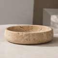 Natural Travertine Stone Decorative Bowl