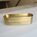 Top Notch Quality Bulk Supply Spring Summer Handmade Eco-friendly Gold Finish Rectangular Shape Aromatherapy Burner Stick Case