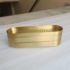 Top Notch Quality Bulk Supply Spring Summer Handmade Eco-friendly Gold Finish Rectangular Shape Aromatherapy Burner Stick Case