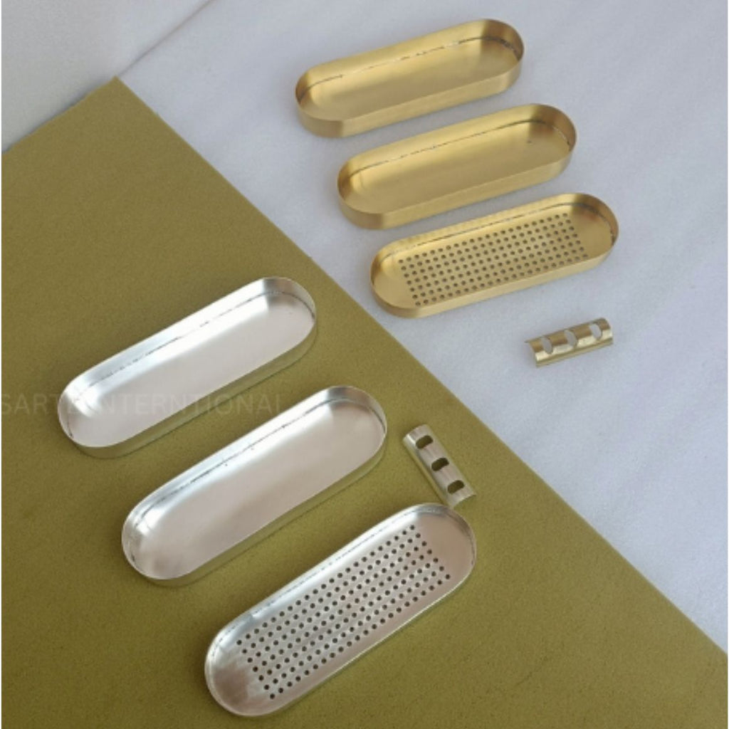 Top Notch Quality Bulk Supply Spring Summer Handmade Eco-friendly Gold Finish Rectangular Shape Aromatherapy Burner Stick Case