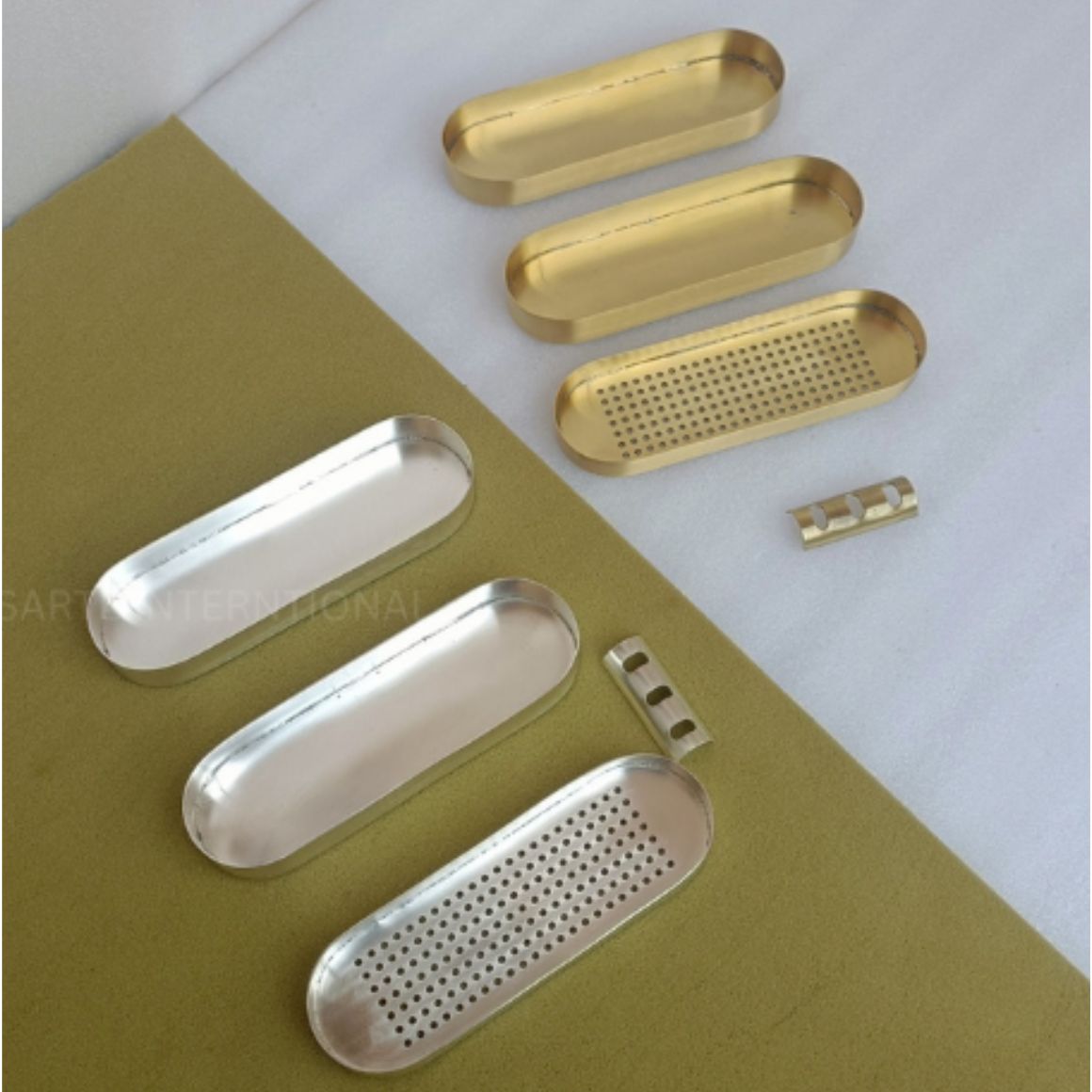 Top Notch Quality Bulk Supply Spring Summer Handmade Eco-friendly Silver Finish Rectangular Shape Aromatherapy Burner Stick Case