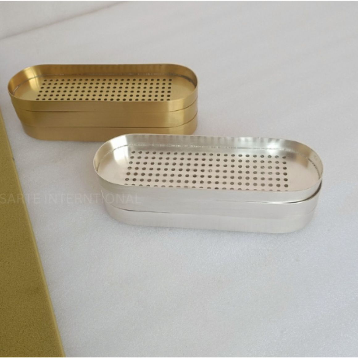 Top Notch Quality Bulk Supply Spring Summer Handmade Eco-friendly Silver Finish Rectangular Shape Aromatherapy Burner Stick Case