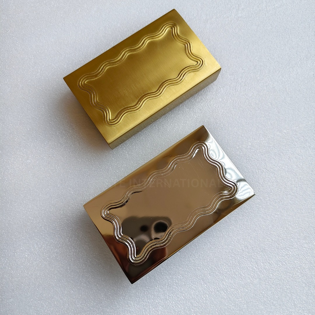 Premium Quality Safety Brass Matchbox Sleeve Holder Cover Customized Color Logo Durable Eco-Friendly Design Bulk Supply Low - Gold